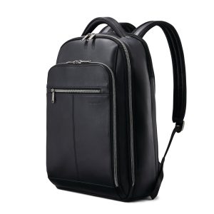 Classic Leather Backpack Black