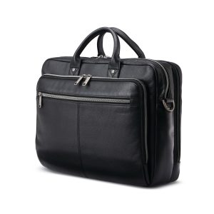 Classic Leather Toploader Black