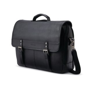 Classic Leather Flapover Black