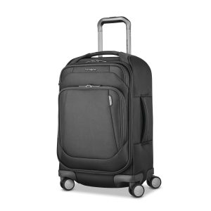 Theorym Softside Global Carry-On Spinner Black