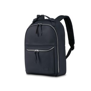 Women's Everyday Leather Backpack Navy