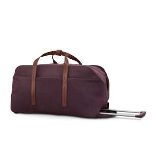 Virtuosa Wheeled Duffel Merlot