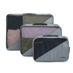 3 Piece Compression Packing Cubes Slate Blue