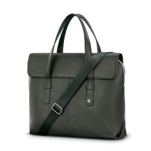 Mobile Solution 2 Leather Convertible Brief Olive