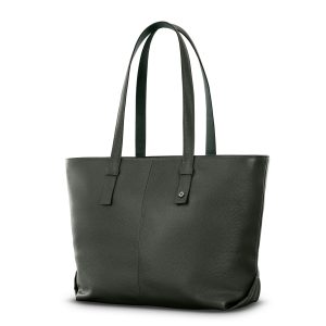Mobile Solution 2 Leather Tote Olive