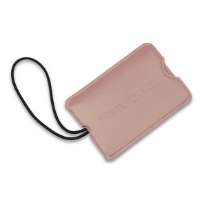 Vinyl ID Tag (Set of 2) Dusty Rose