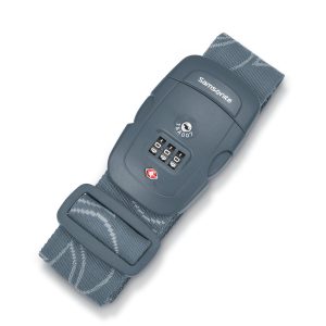 3 Dial Travel Sentry Combination Luggage Strap Slate Blue