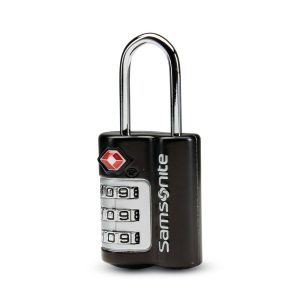 3 Dial Travel Sentry Combination Lock Black